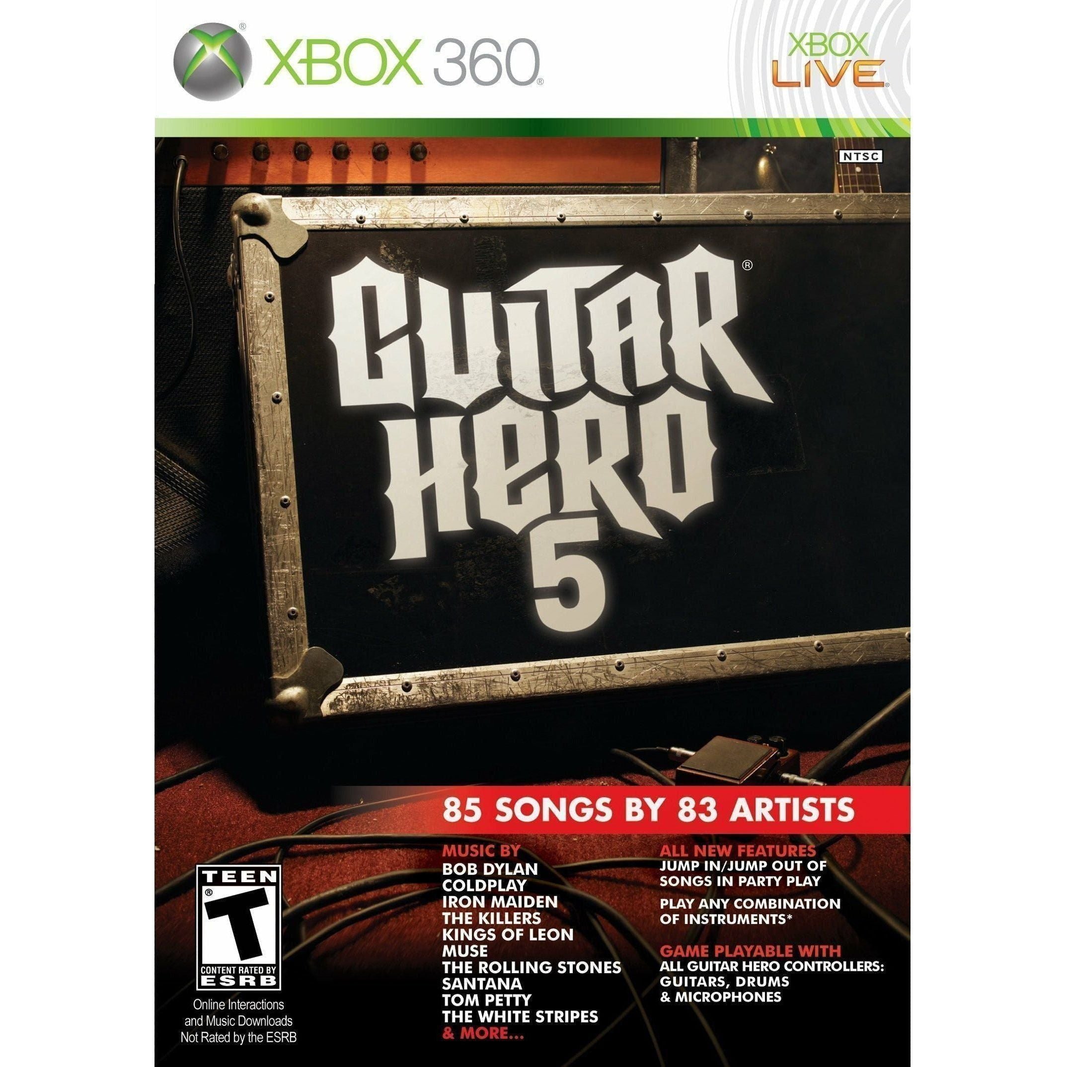 XBOX 360 - Guitar Hero 5