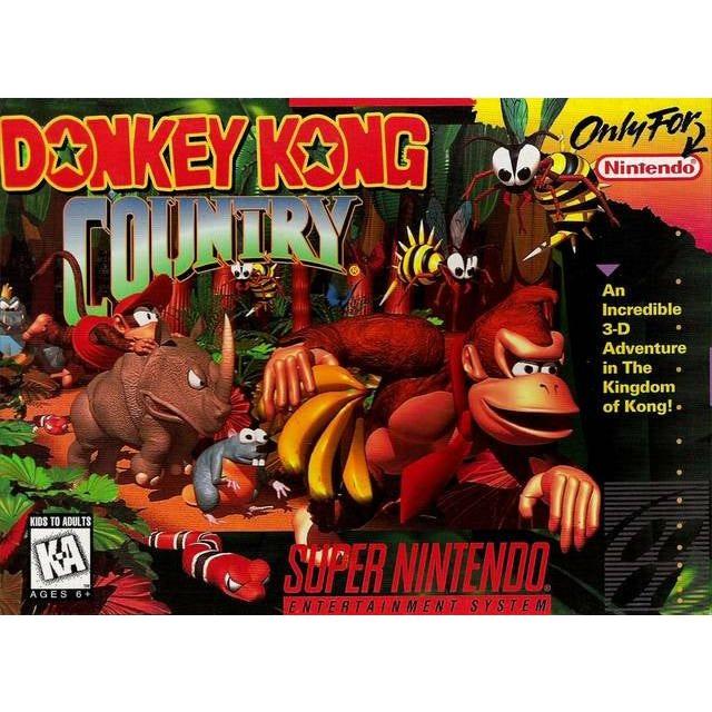 SNES - Donkey Kong Country (Complet en boîte)