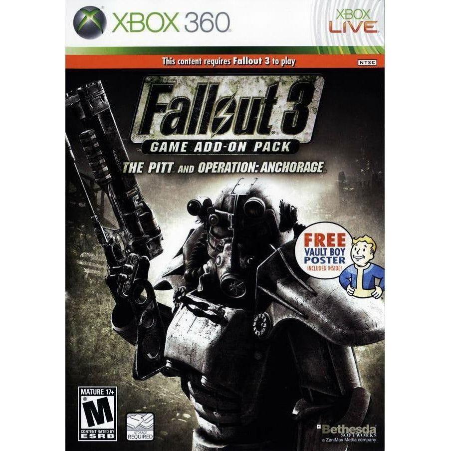 XBOX 360 - Pack complémentaire de jeu Fallout 3 - The Pitt et Operation Anchorage