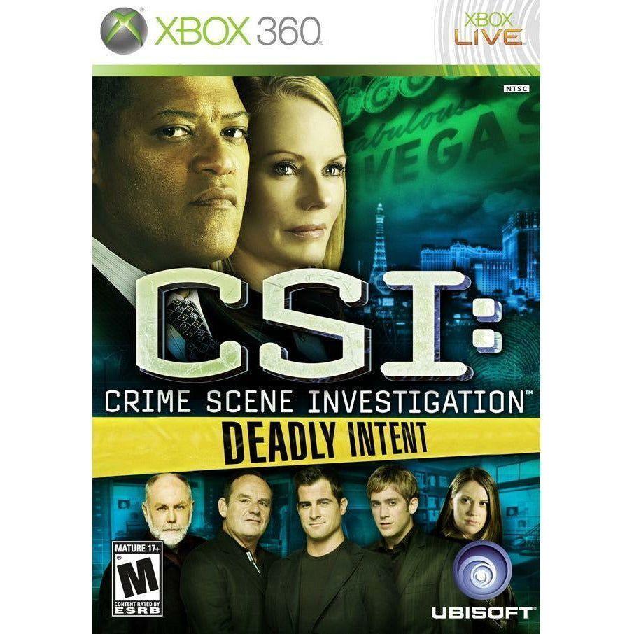 XBOX 360 - Enquête sur la scène de crime des CSI, intention mortelle
