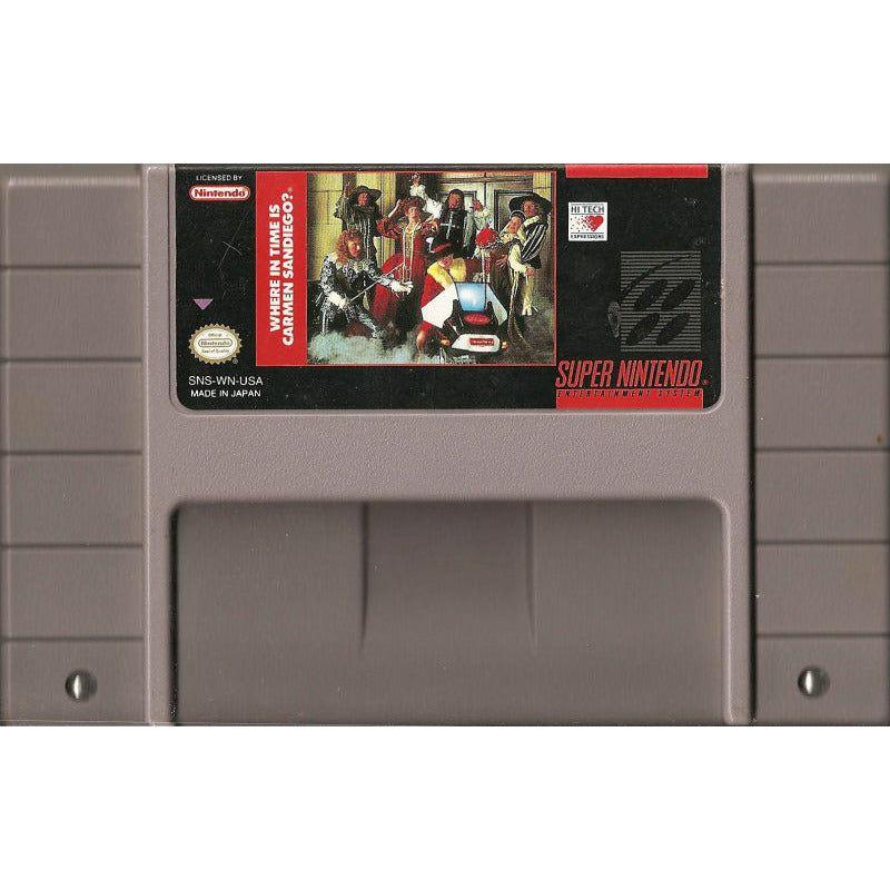 SNES - Où dans le temps se trouve Carmen Sandiego (cartouche uniquement)