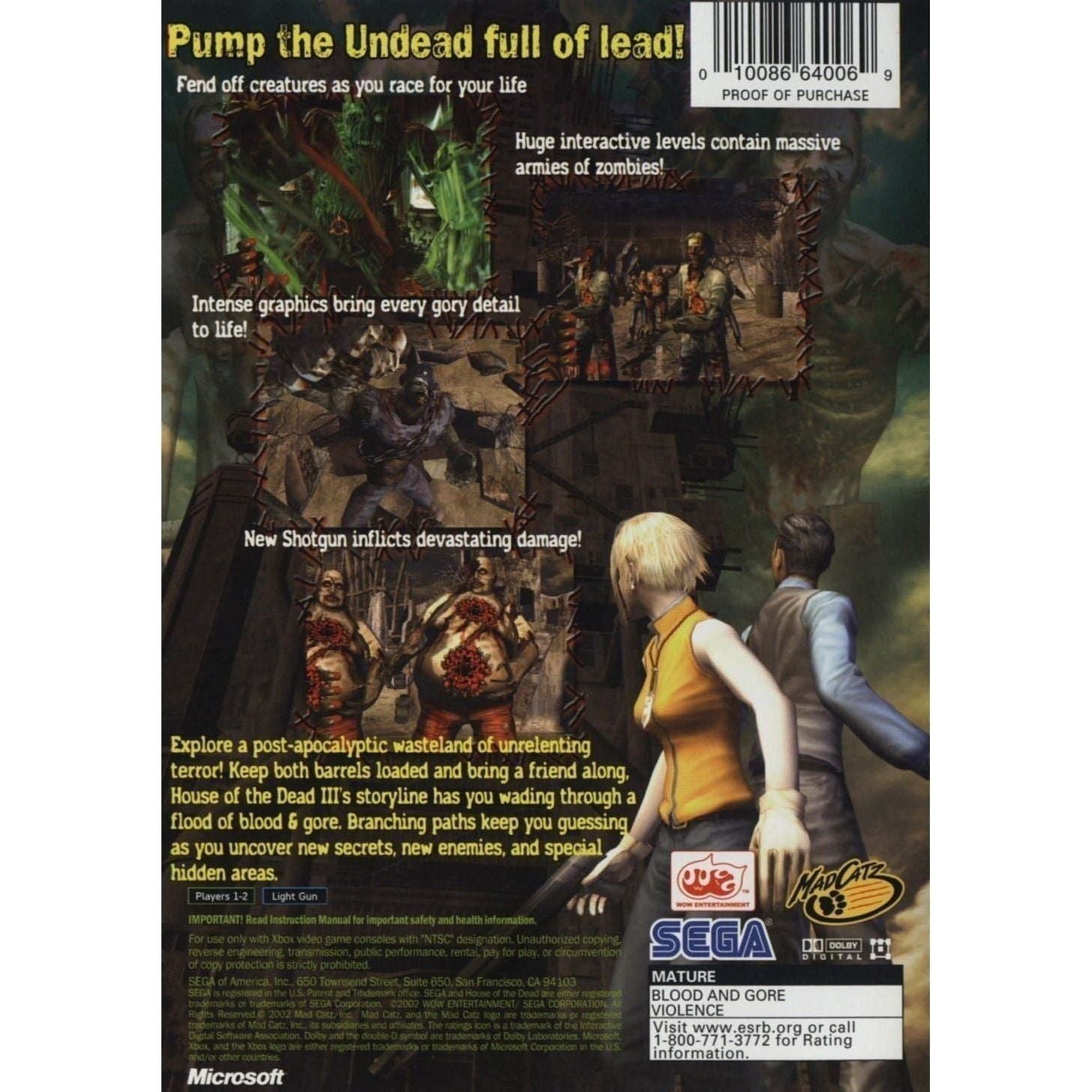 XBOX - The House of The Dead III