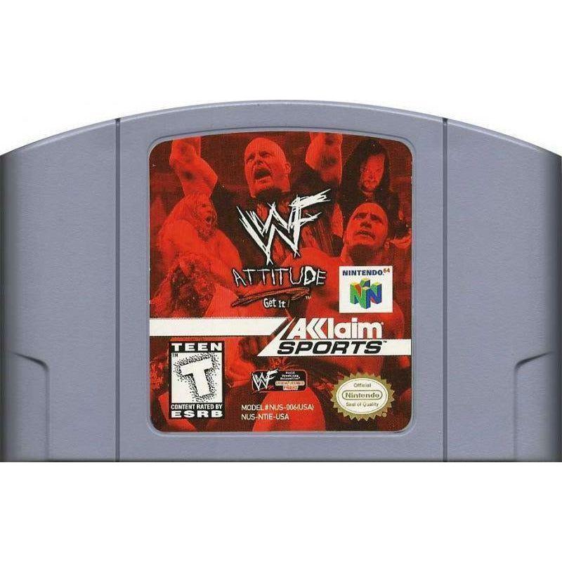 N64 - Attitude WWF (cartouche uniquement)