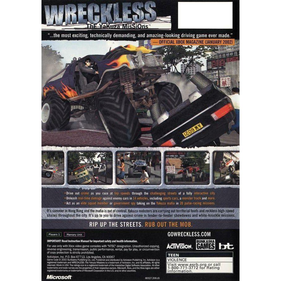 XBOX - Wreckless The Yakuza Missions