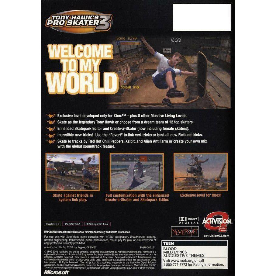 XBOX - Tony Hawk's Pro Skater 3