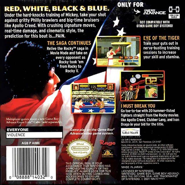 GBA - Rocky (cartouche uniquement)