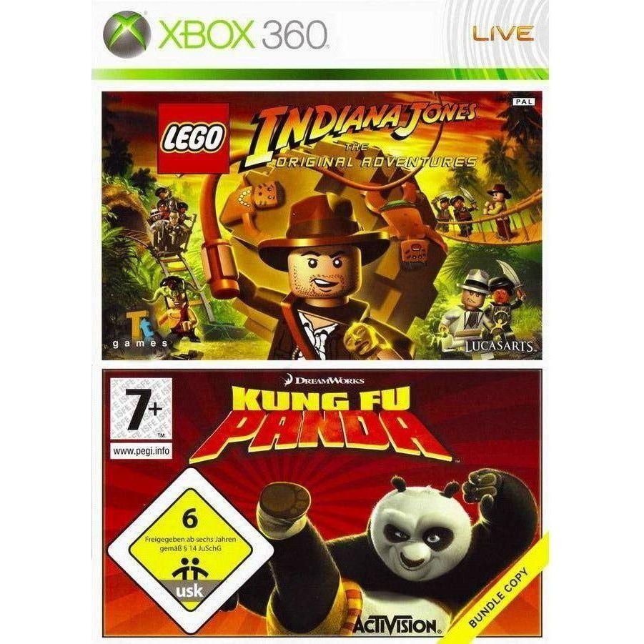 XBOX 360 - Lego Indiana Jones and Kung Fu Panda