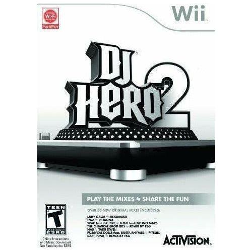 Wii - DJ Hero 2 (jeu uniquement)