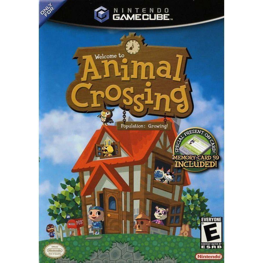GameCube - Animal Crossing avec carte mémoire