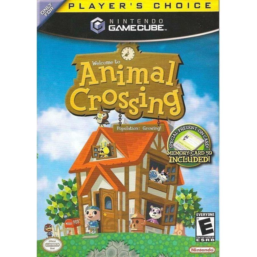 GameCube - Animal Crossing avec carte mémoire