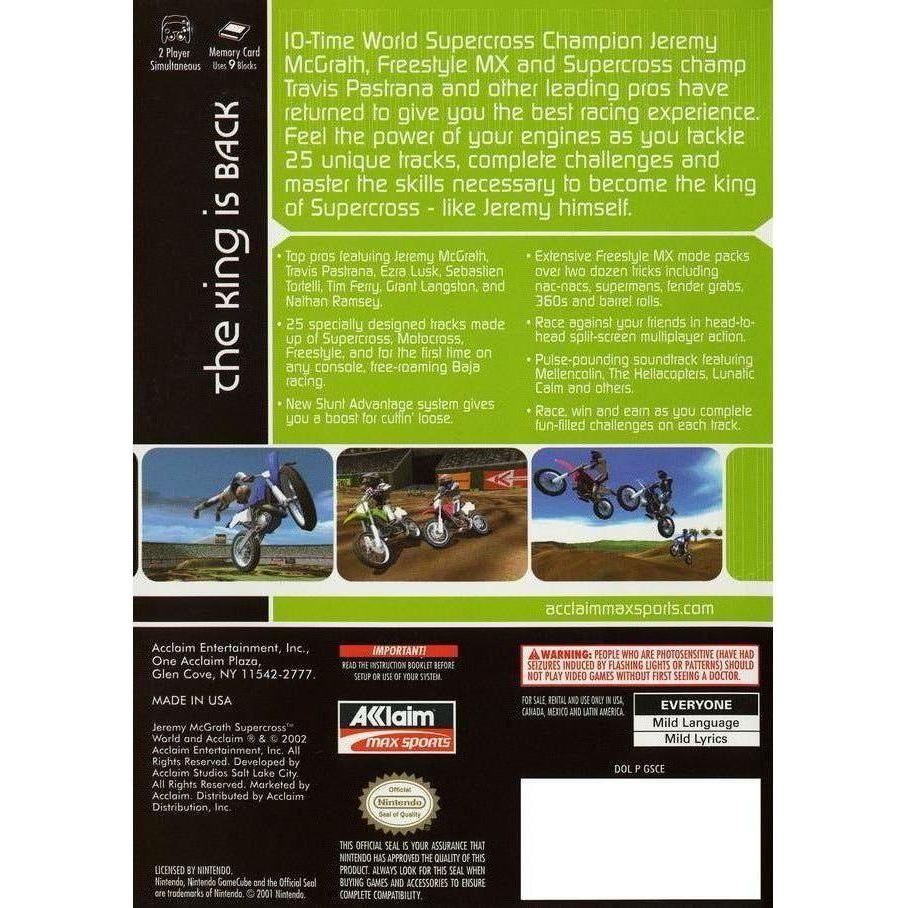 GameCube - Jeremy McGrath Supercross World