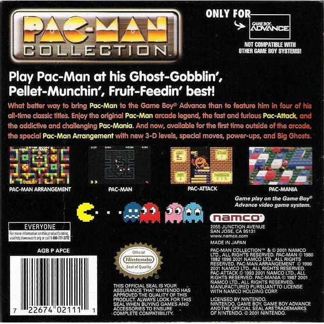 GBA - Pac-Man Collection (Cartridge Only)
