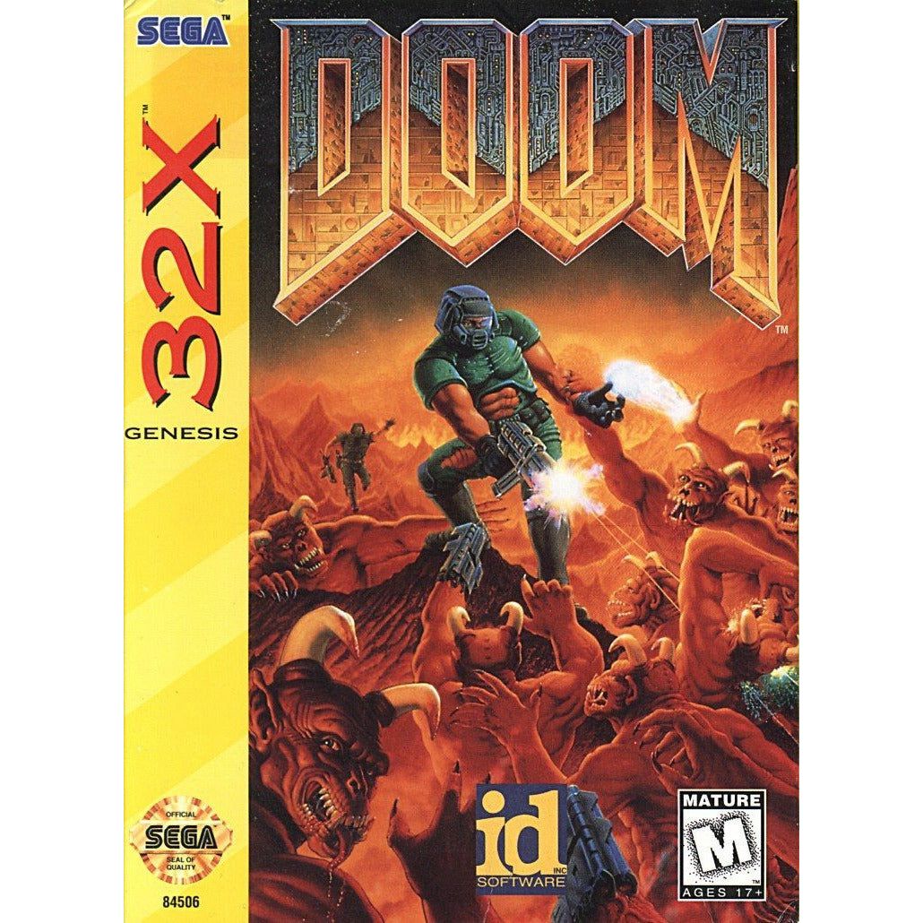 32X - Doom (Complete in Box / No Manual)