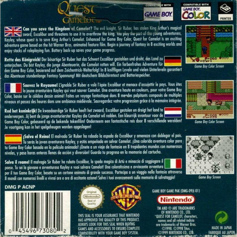 GBC - Quest for Camelot (Cartridge Only)