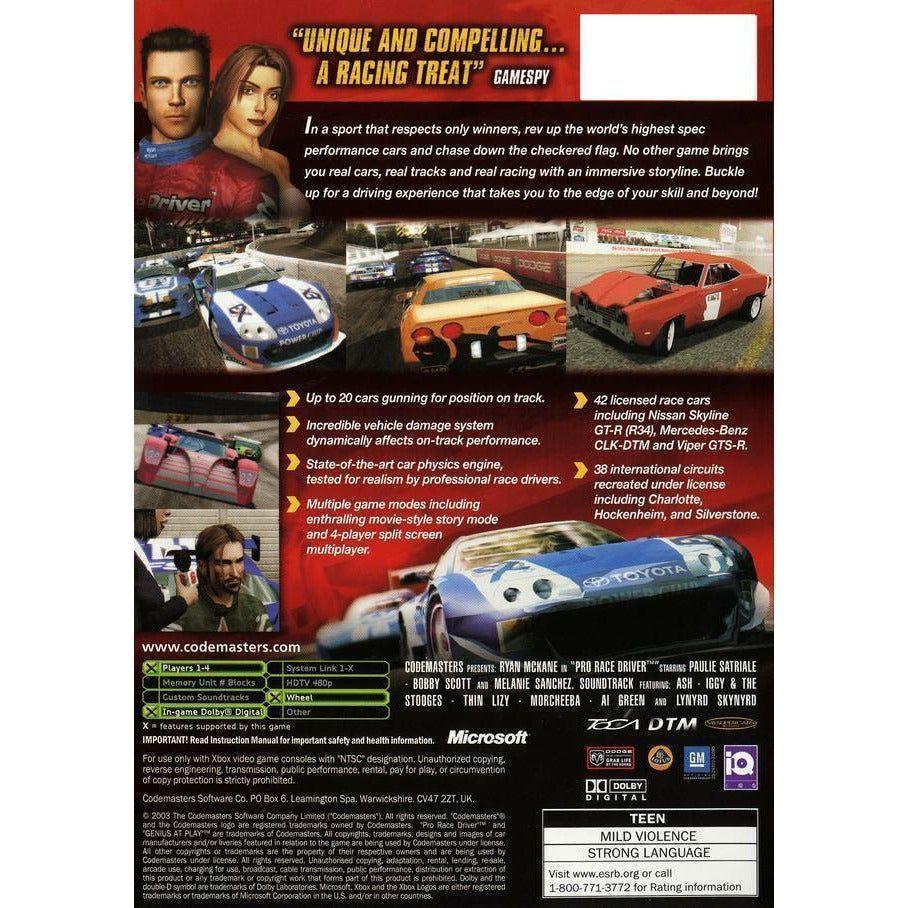 XBOX - Pro Race Driver