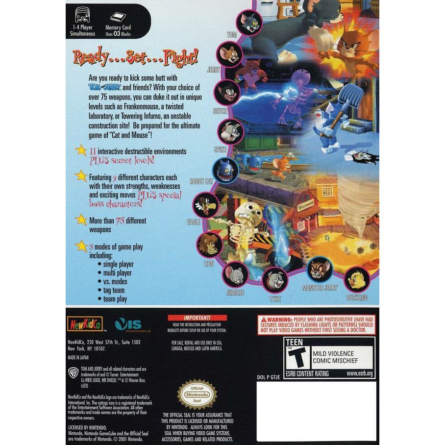 GameCube - Tom And Jerry War Of The Whiskers