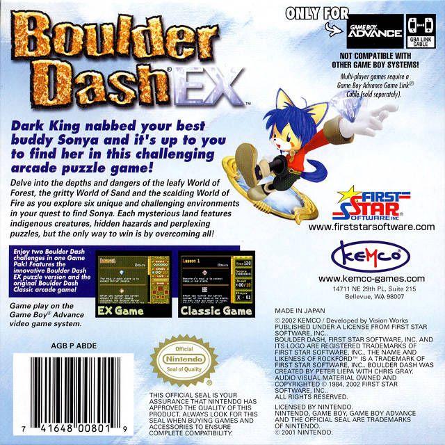 GBA - Boulder Dash EX