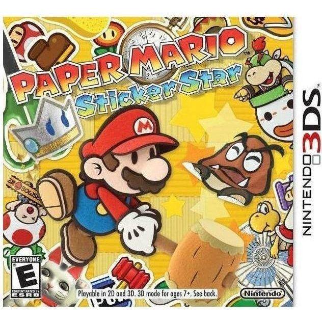 3DS - Paper Mario Autocollant Étoile (Dans Etui)
