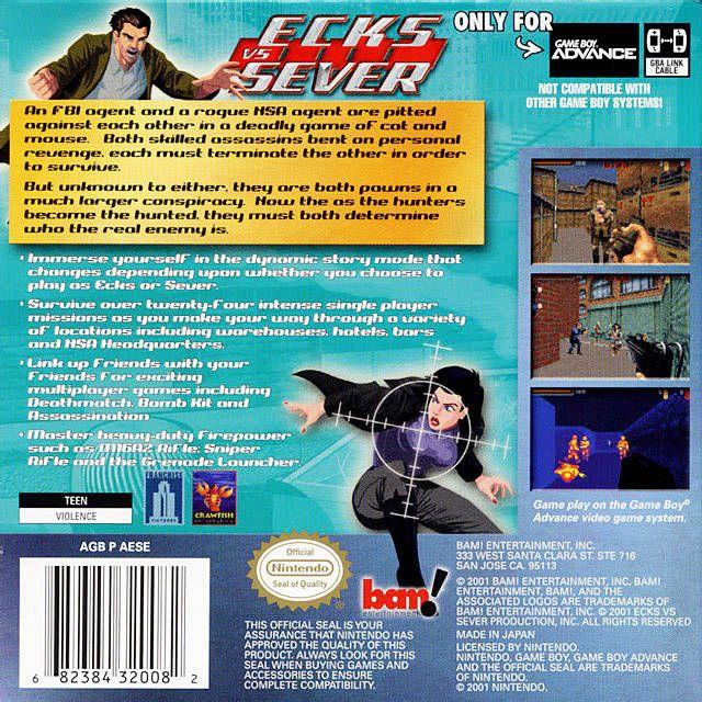 GBA - Ecks vs Sever (Cartridge Only)
