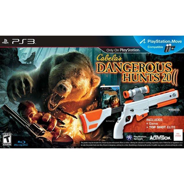 PS3 - Cabela's Dangerous Hunts 2011 (Dans une boîte usée)(Avec Top Shot Elite)