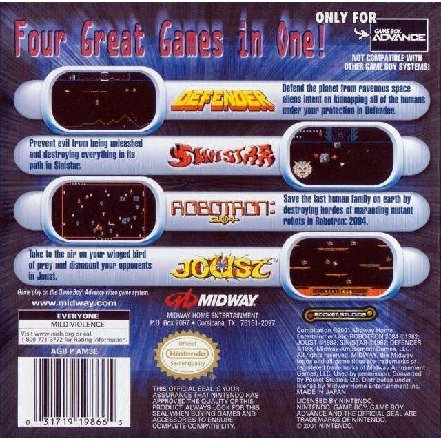GBA - Midway's Greatest Arcade Hits (Cartridge Only)