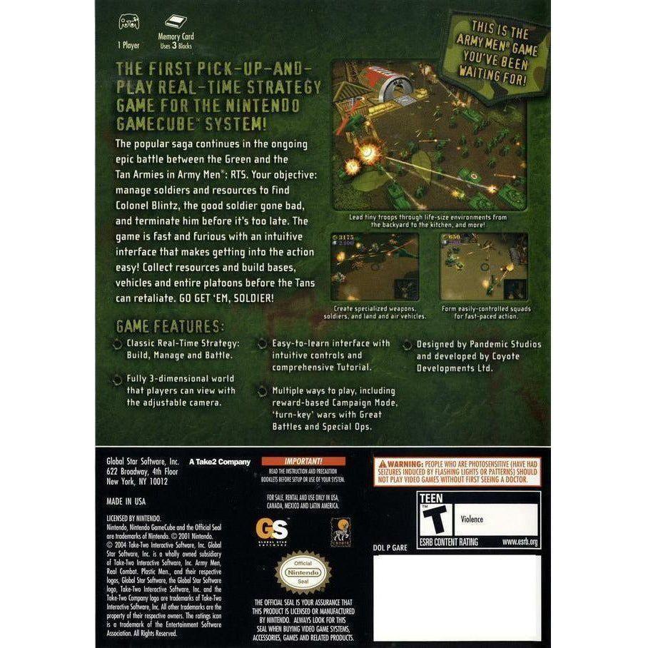 GameCube - Army Men RTS Stratégie en temps réel