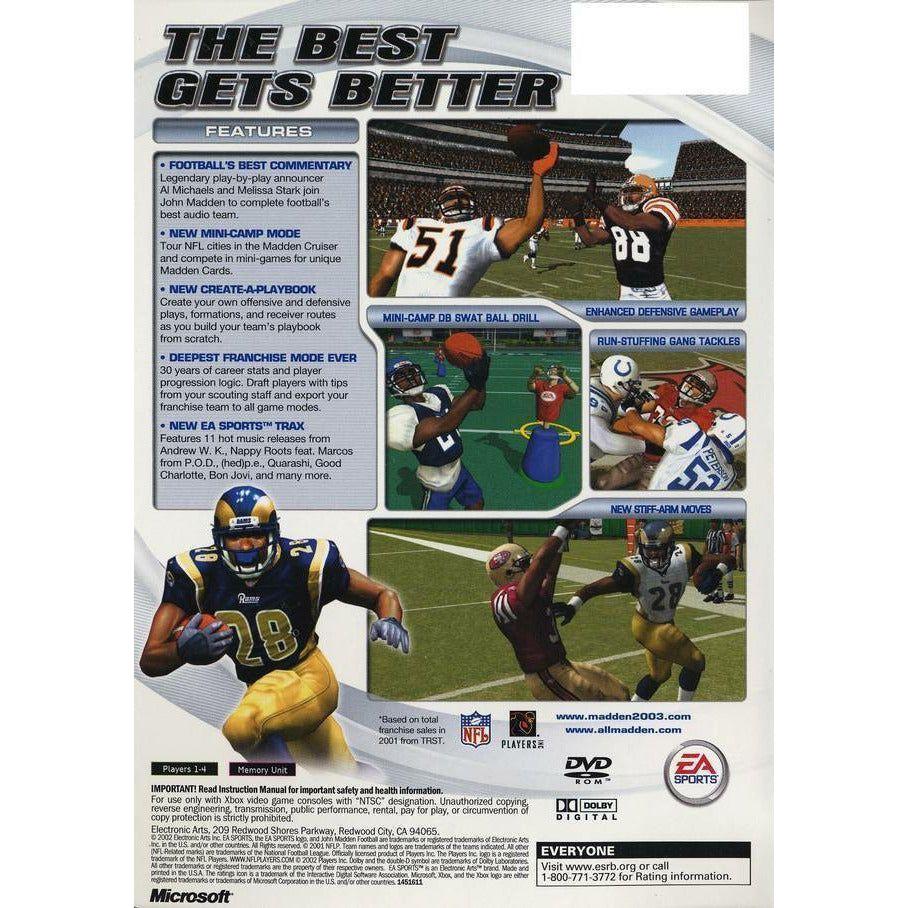 XBOX - Madden NFL 2003