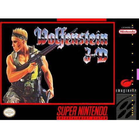 SNES - Wolfenstein 3-D (cartouche uniquement)