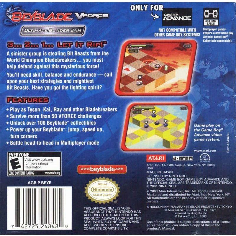 GBA - Beyblade VForce Ultimate Blader Jam (Complete in Box)