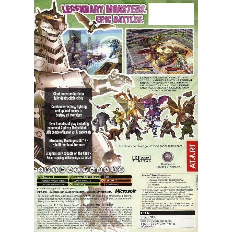 XBOX - Godzilla Destroy All Monsters Melee