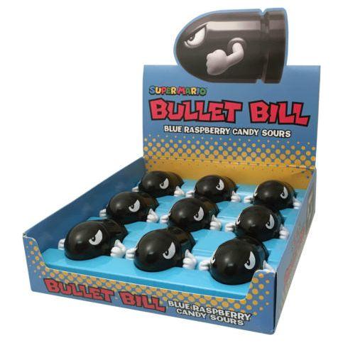 CANDY - Super Mario Bullet Bill Blue Raspberry Sours