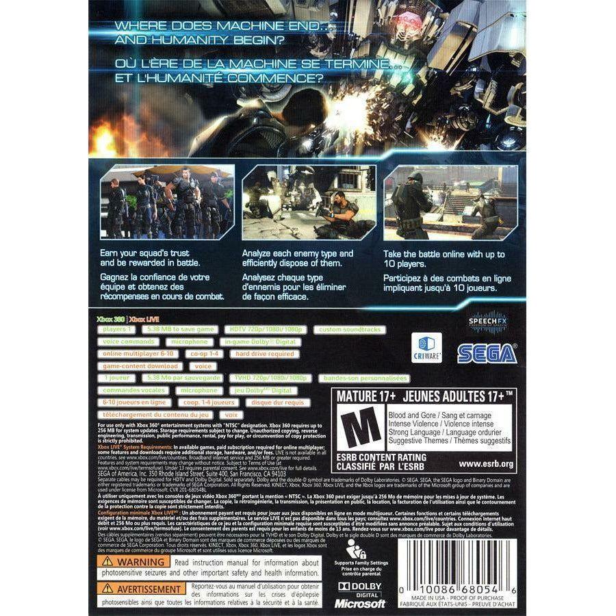 XBOX 360 - Domaine binaire