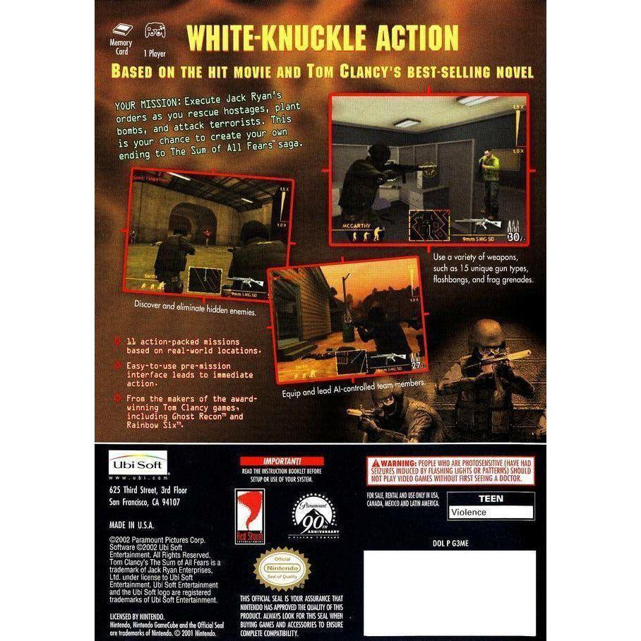 GameCube - Tom Clancy's The Sum Of All Fears