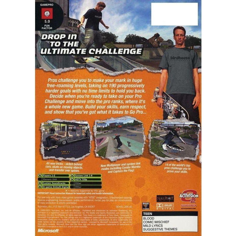 XBOX - Tony Hawk's Pro Skater 4