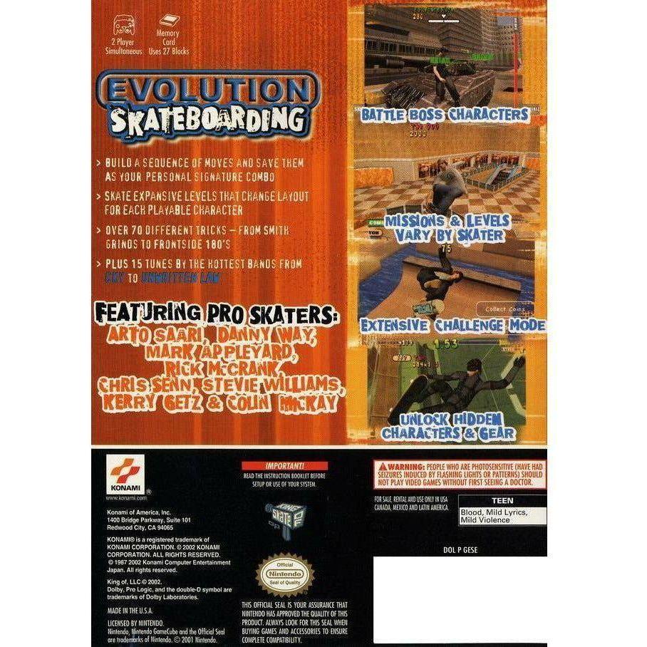 GameCube - Evolution Skateboarding