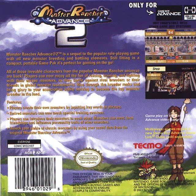 GBA - Monster Rancher Advance 2 (Cartridge Only)