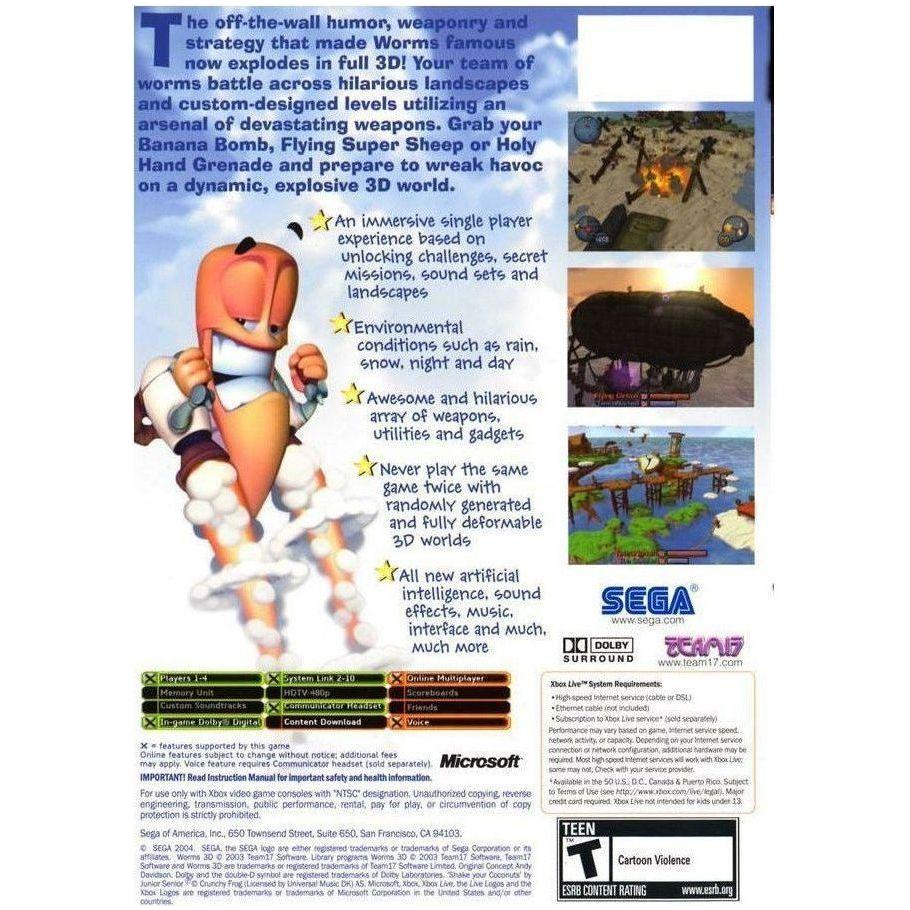 XBOX - Worms 3D