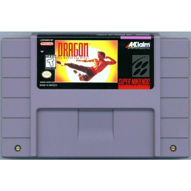 SNES - Dragon L'histoire de Bruce Lee (cartouche uniquement)
