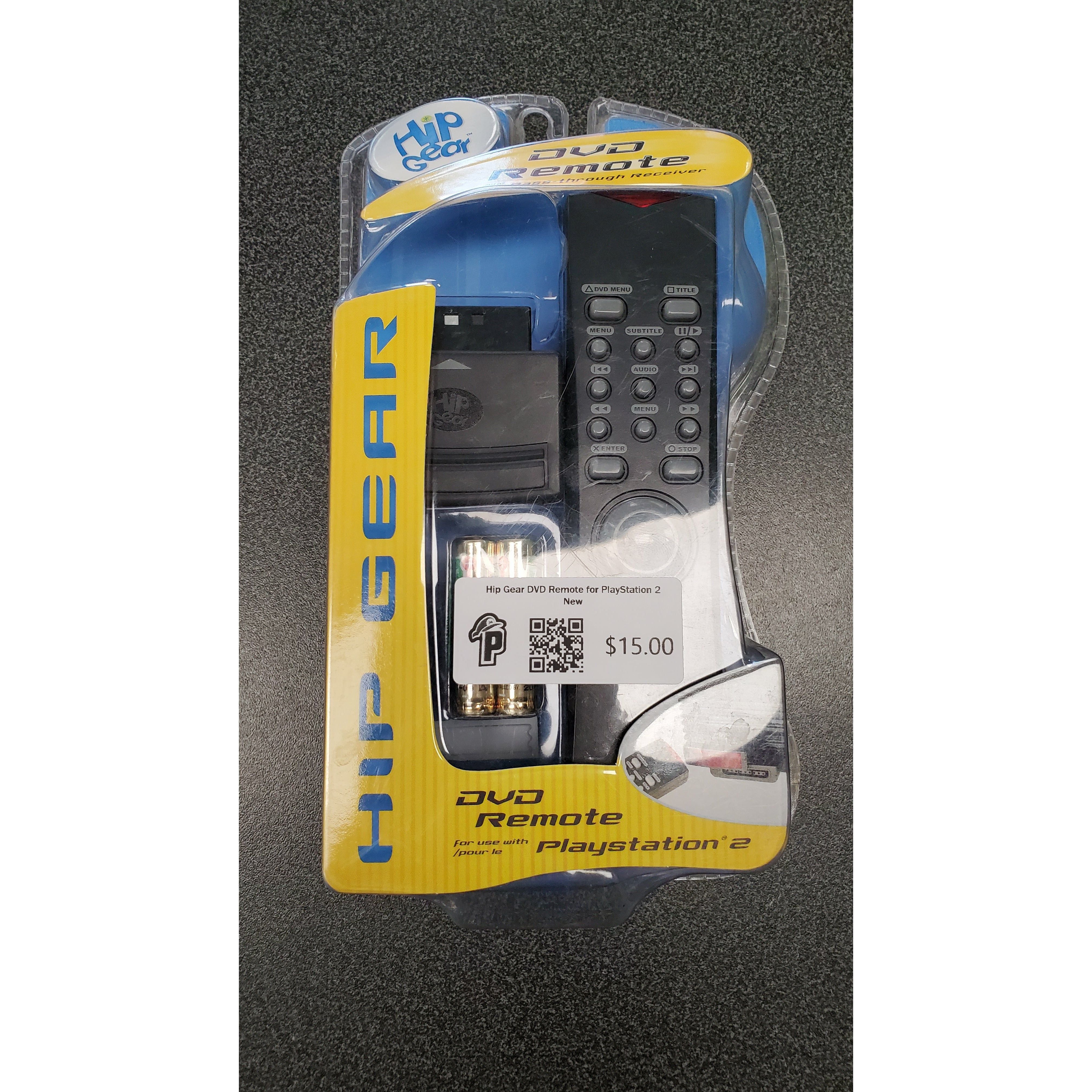 Hip Gear DVD Remote for PlayStation 2