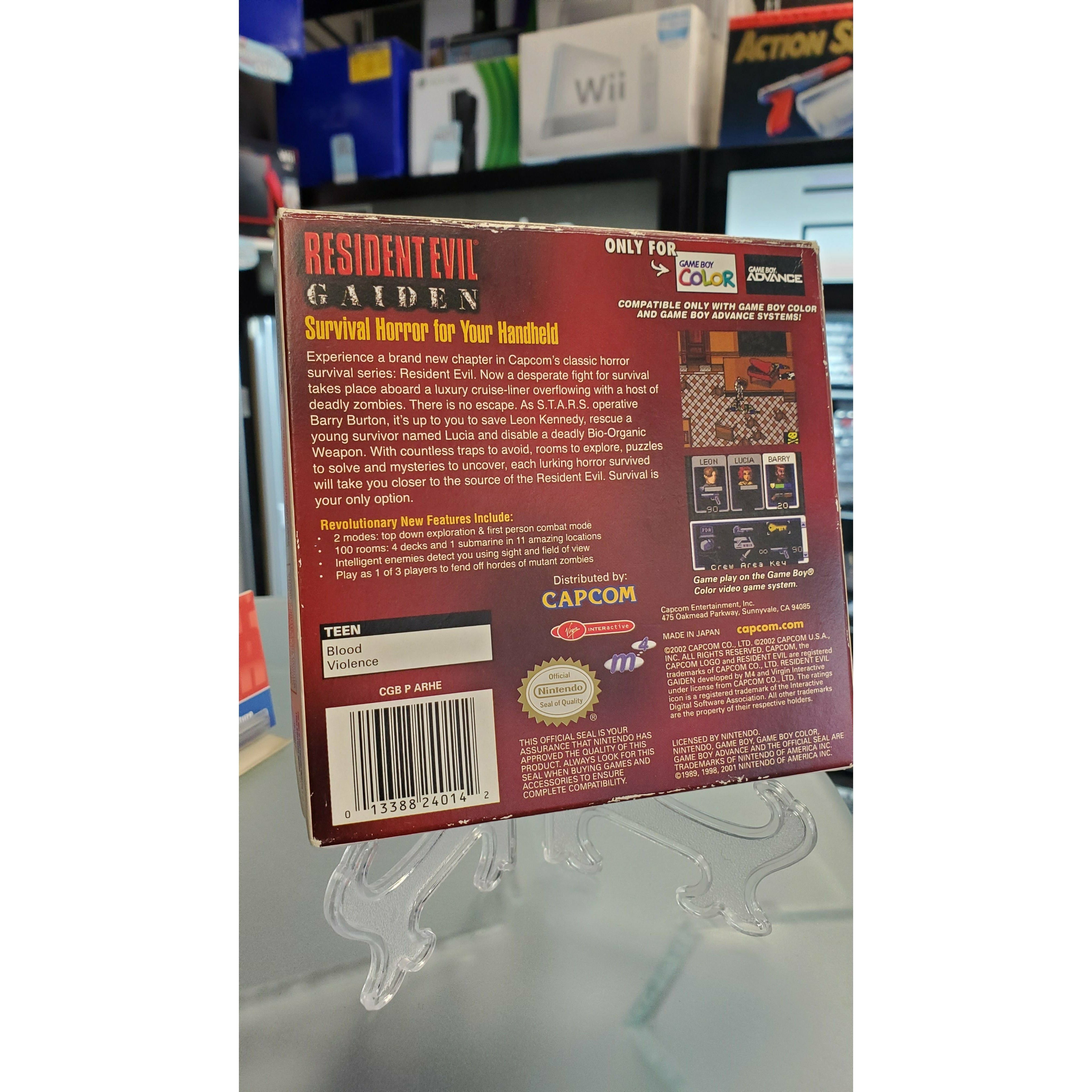 GBC - Resident Evil Gaiden (Complete in Box)