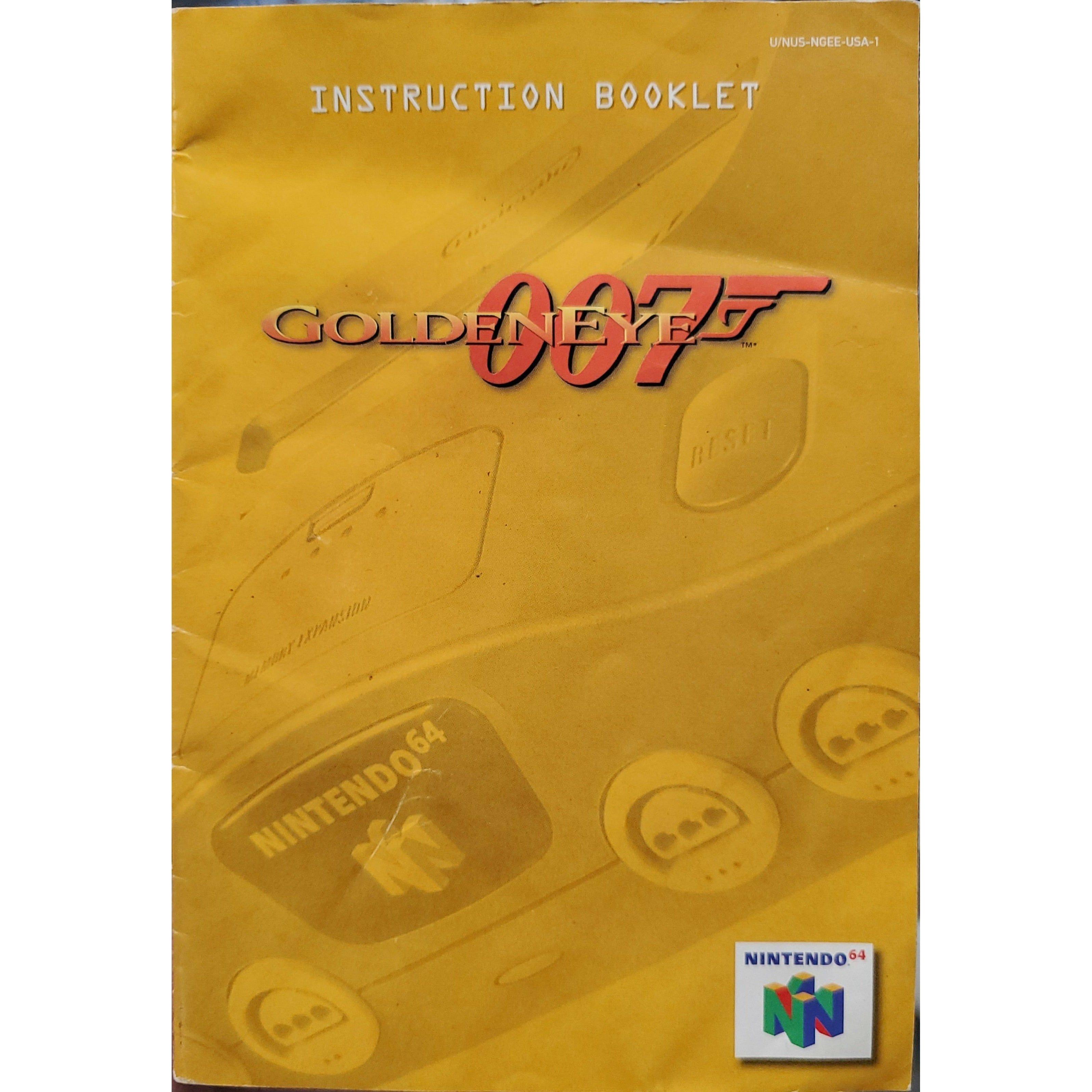 N64 - GoldenEye 007 (Manual / Worn)