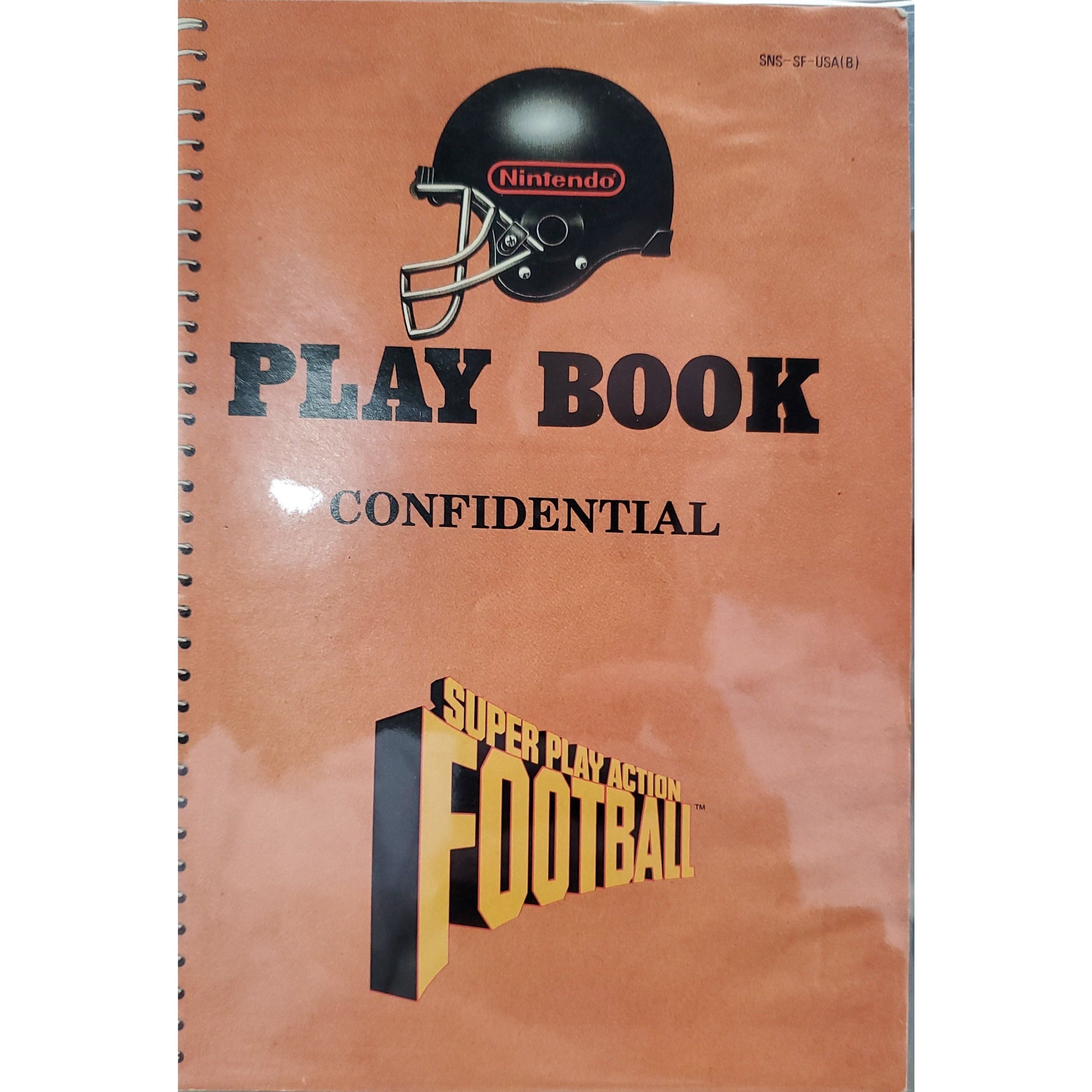 SNES - Super Play Action Football Play Book (Manual)