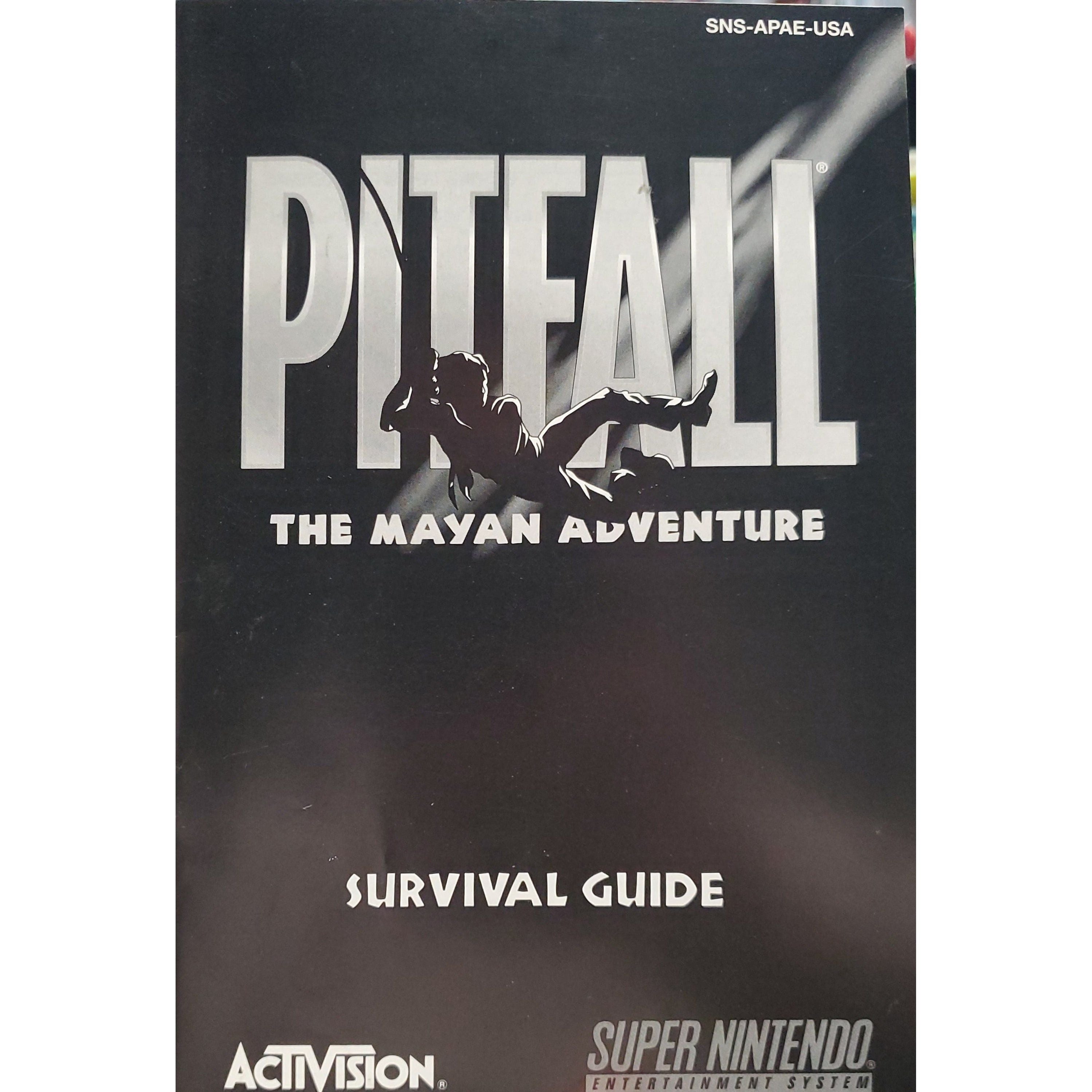 SNES - Pitfall The Mayan Adventures (Monochrome Manual)