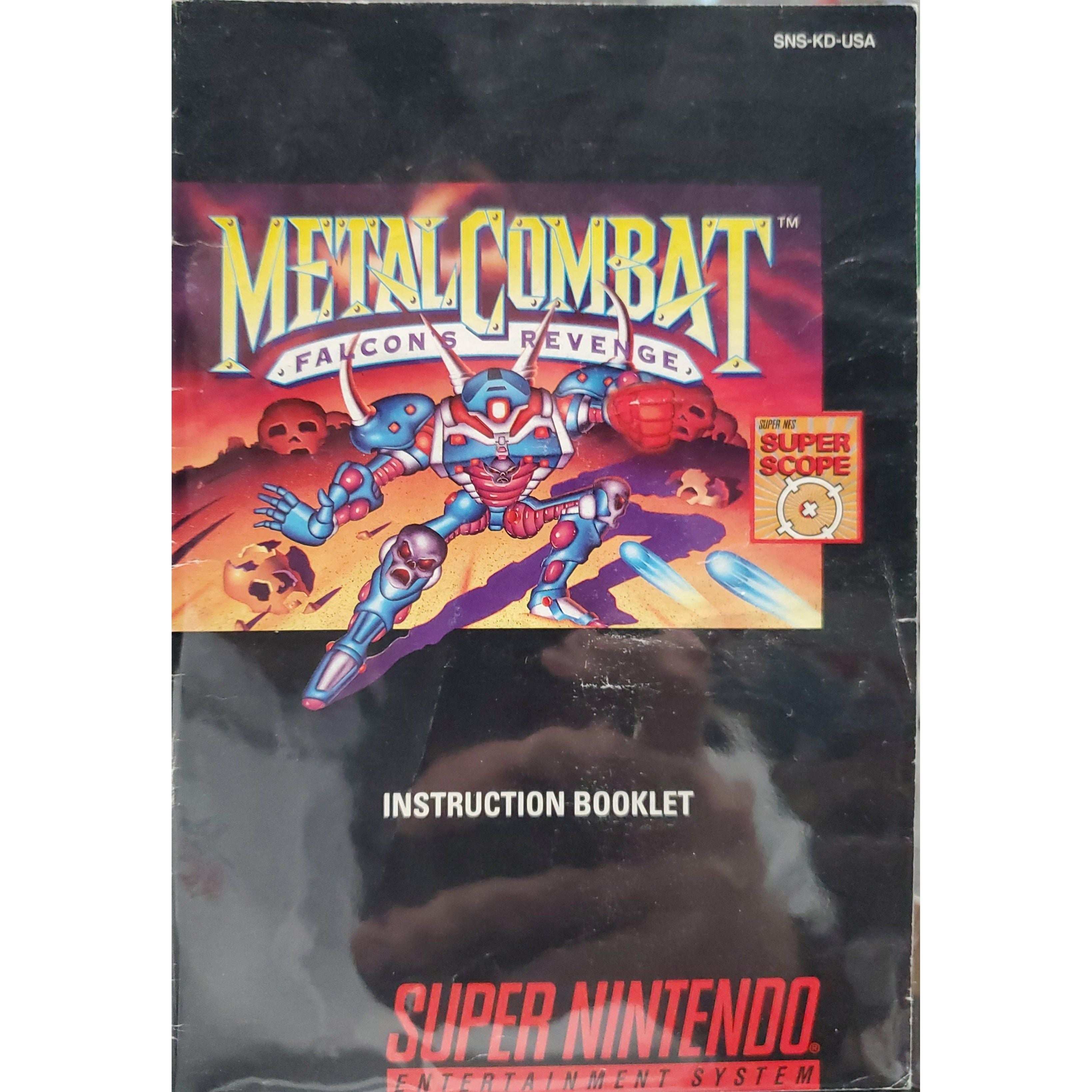 SNES - Metal Combat Falcon's Revenge (Manual)