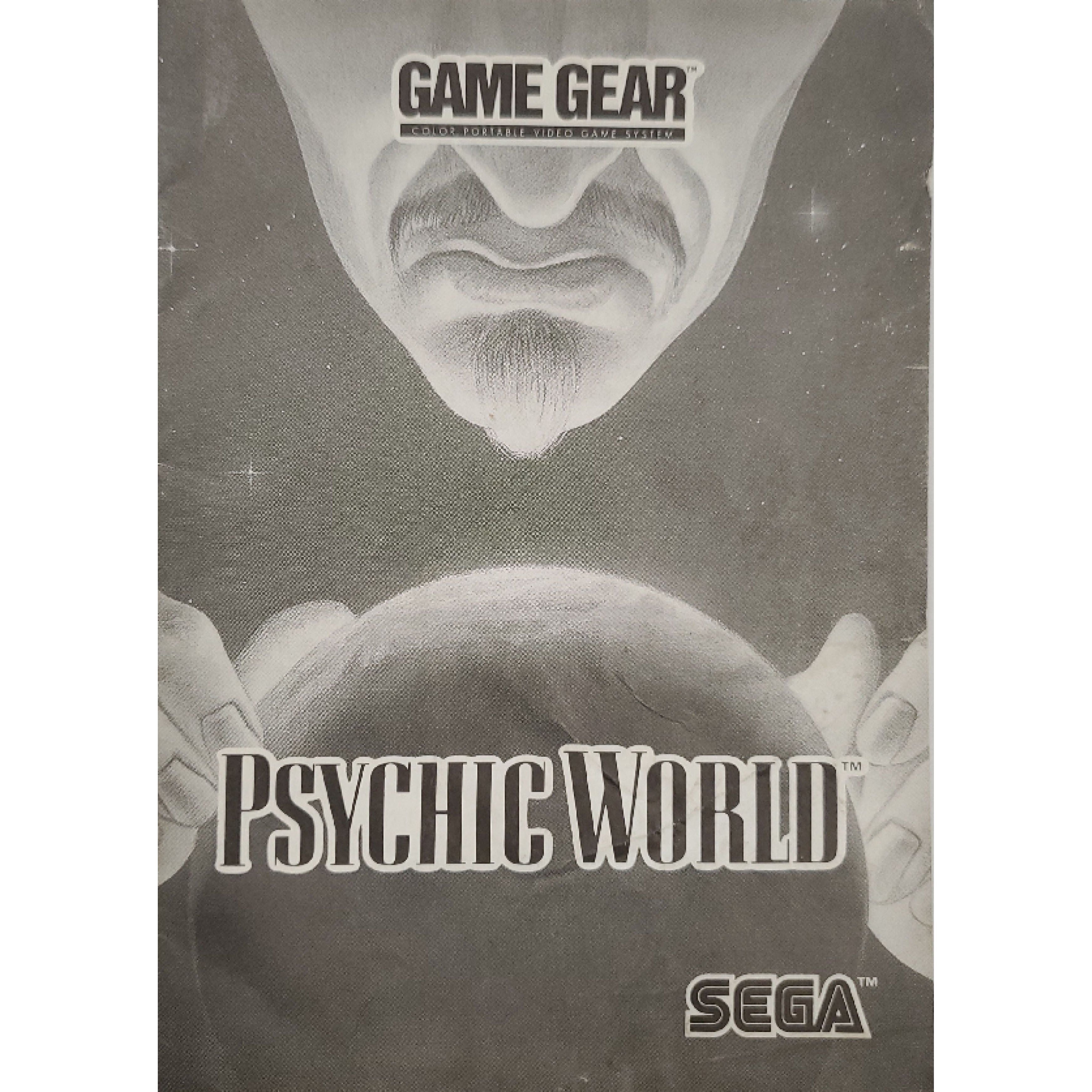 GameGear - Psychic World (Monochromatic Manual)