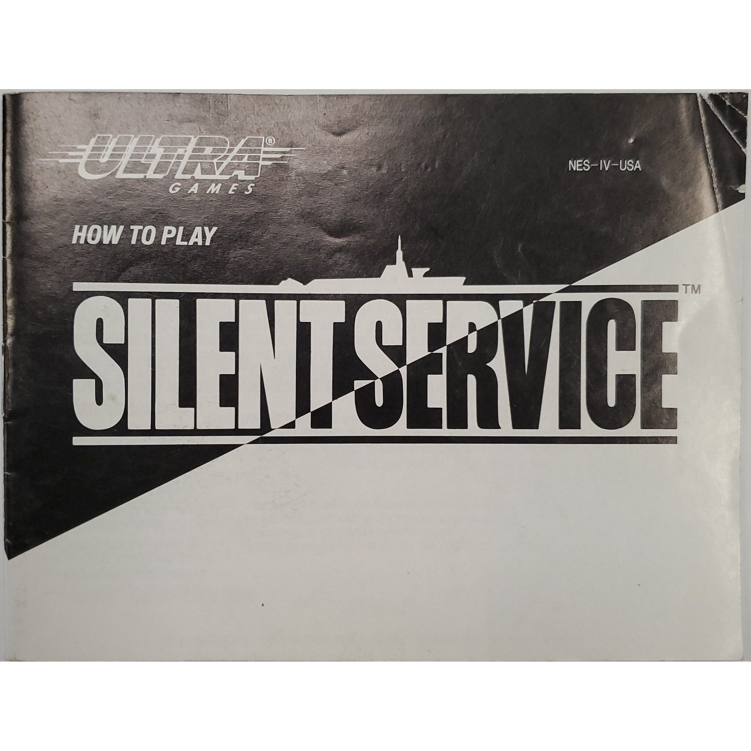 NES - Silent Service (Manual)