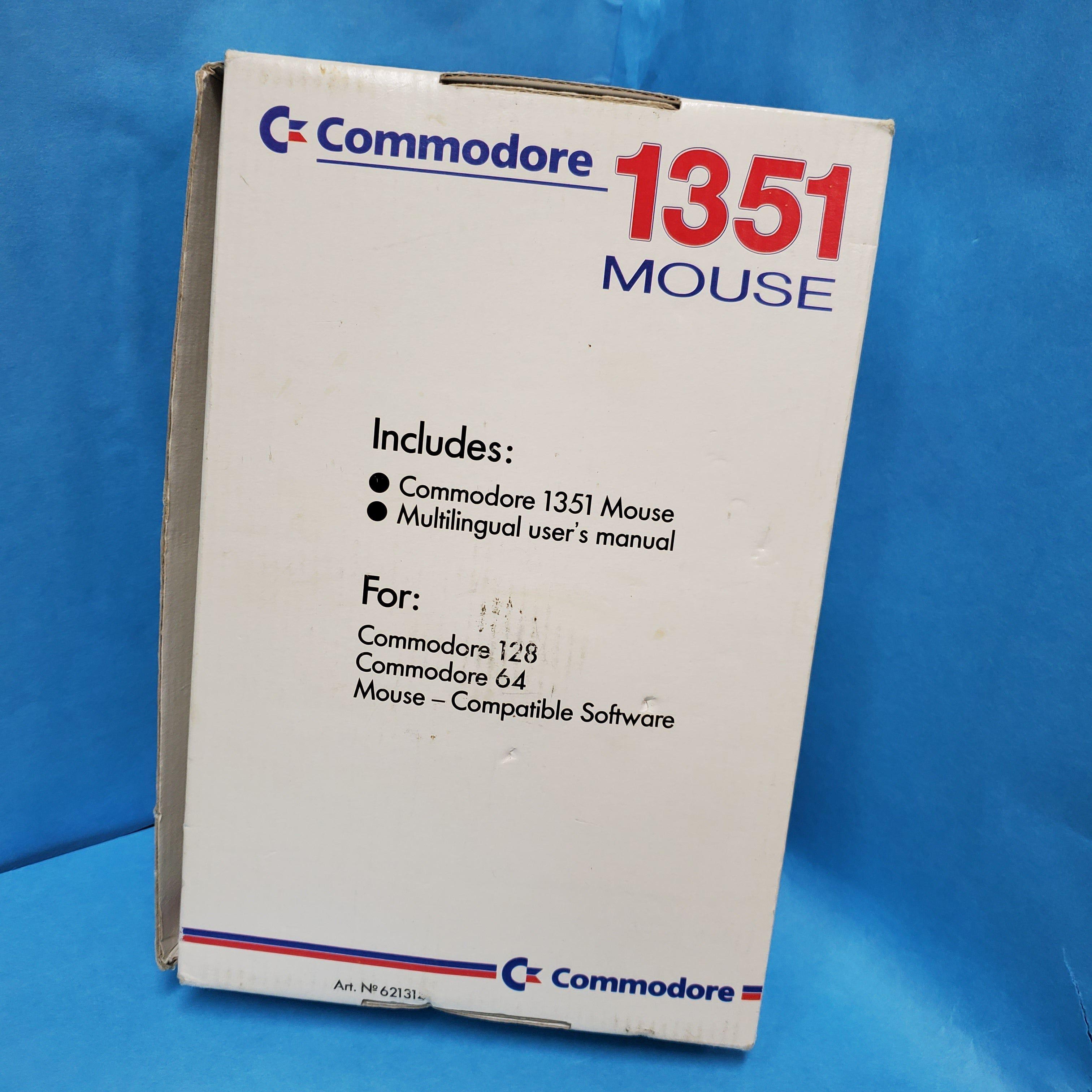 Souris Commodore 1351 (complète dans la boîte)