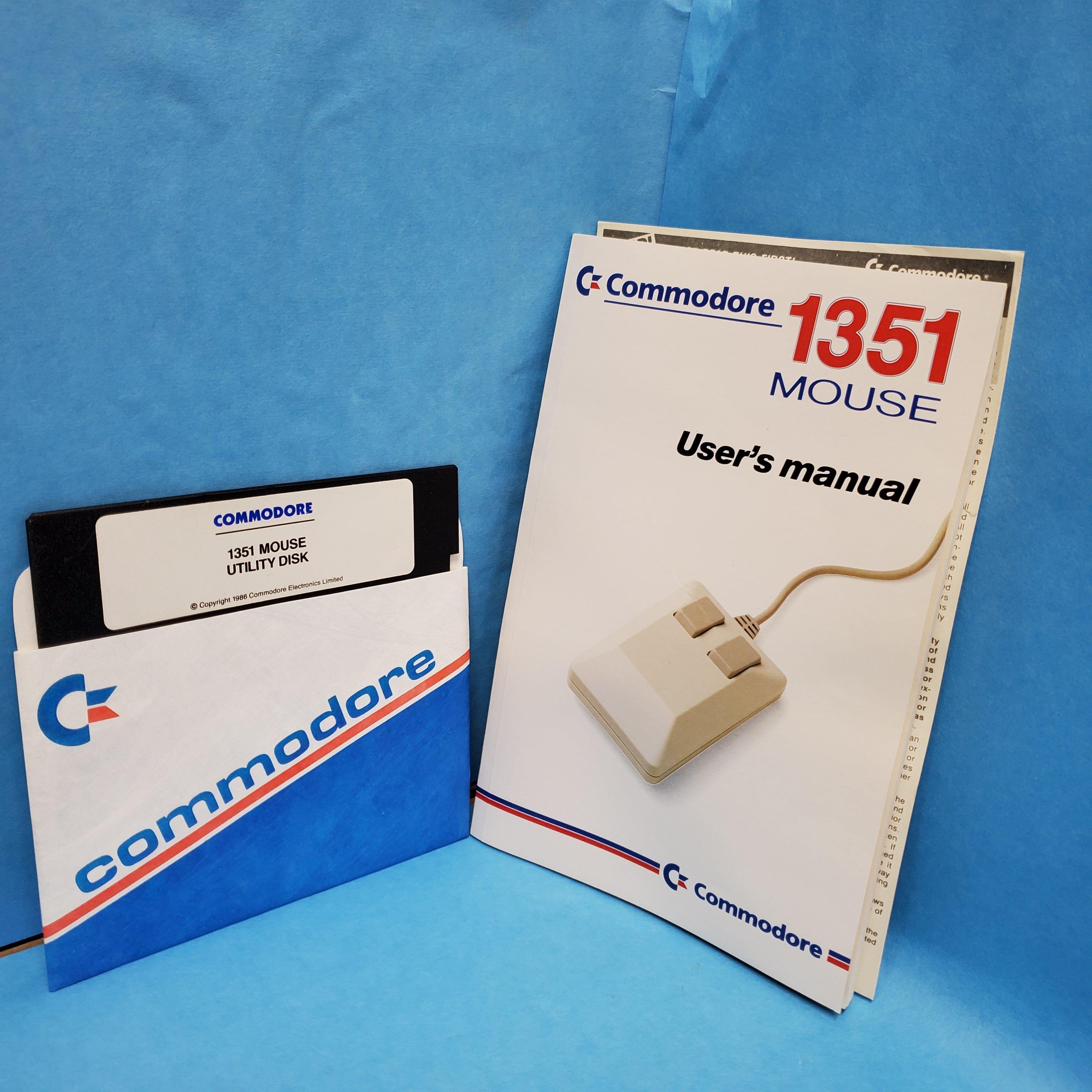 Souris Commodore 1351 (complète dans la boîte)