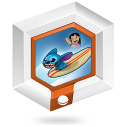 Disney Infinity 1.0 - Hangin Ten Stitch with Surfboard Power Disc
