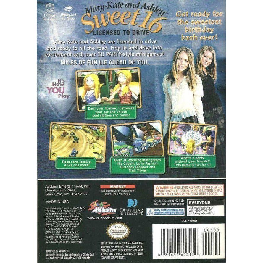 GameCube - Mary Kate And Ashley Sweet 16 Licensed To Drive